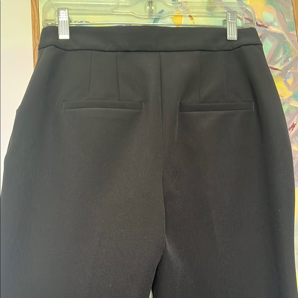 Express high rise editor flare Black Trousers 4R - Picture 8 of 9